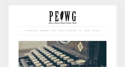 Desktop Screenshot of peiwritersguild.com